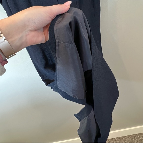 Valentino Miss V Vintage 1980s Navy Pencil Dress SZ 44 Medium - Picture 5 of 9